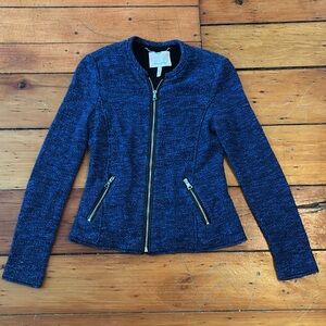 Rebecca Taylor blue structured suit jacket. Business casual , designer, office